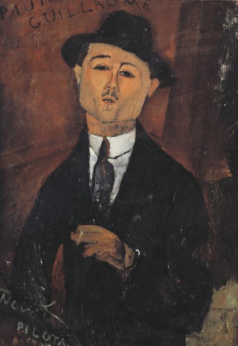 Amedeo Modigliani Portrait of paul Guillaume (mk39) oil painting image